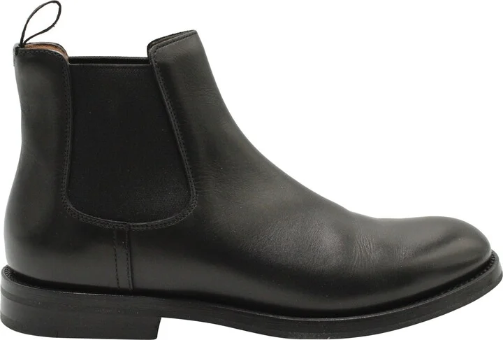 Monmouth WG Chelsea Boots in Black Calfskin Leather