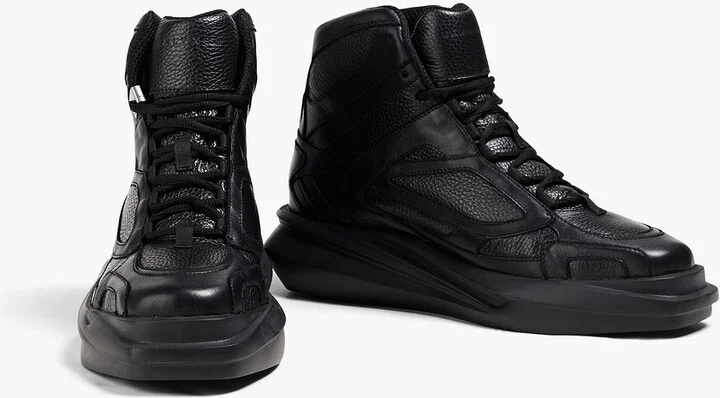 Mono Hiking pebbled-leather high-top sneakers - Image 2