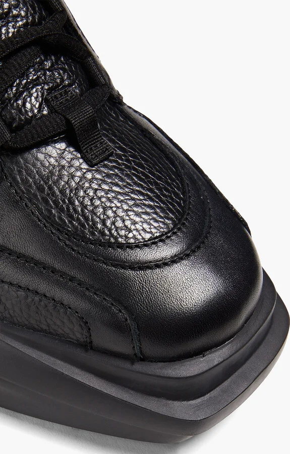 Mono Hiking pebbled-leather high-top sneakers - Image 4