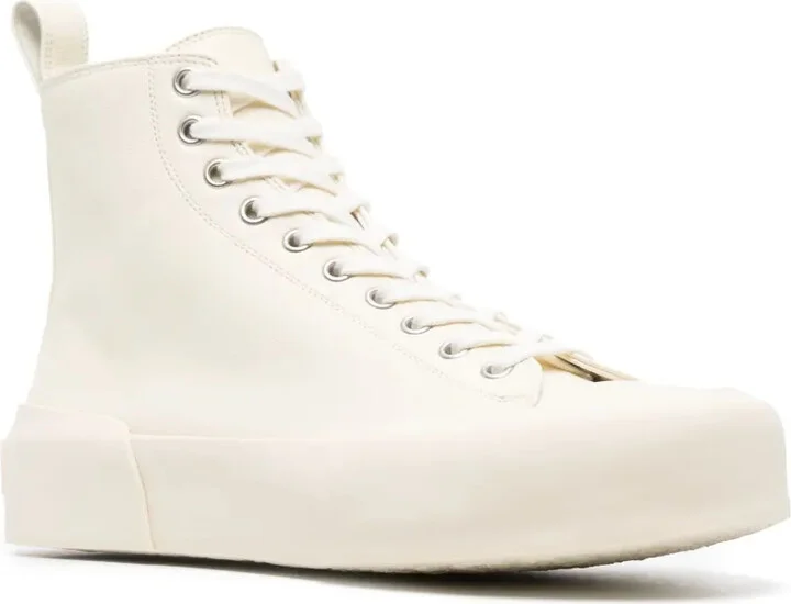 Monochrome High-Top Sneakers - Image 2
