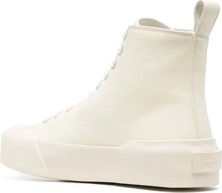 Monochrome High-Top Sneakers - Image 3