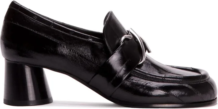 Monogram 55mm leather loafers