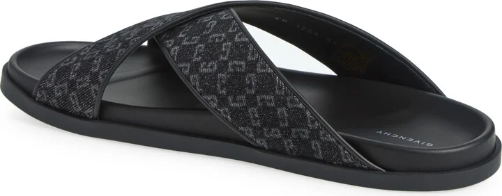 Monogram 72 Cross Strap Slide Sandal - Image 2