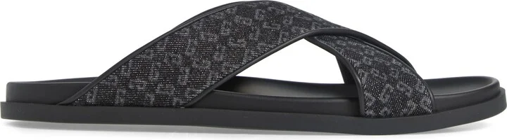 Monogram 72 Cross Strap Slide Sandal - Image 3