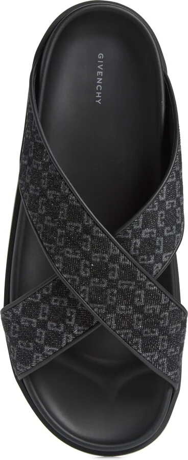 Monogram 72 Cross Strap Slide Sandal - Image 5
