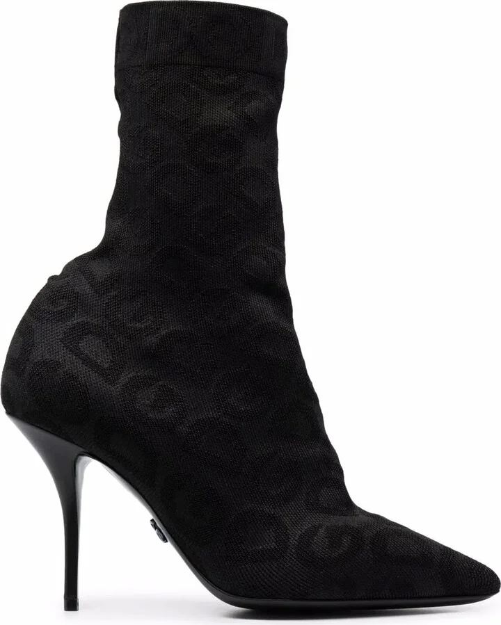 Monogram Ankle Boots