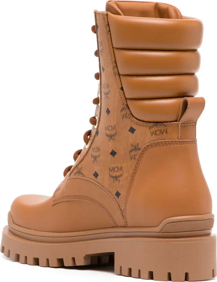 Monogram Ankle Leather Boots - Image 3