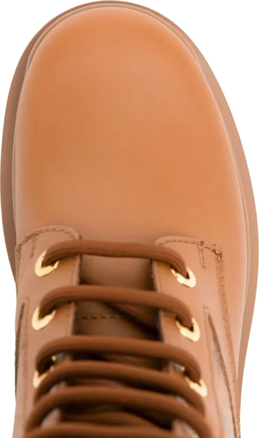 Monogram Ankle Leather Boots - Image 4