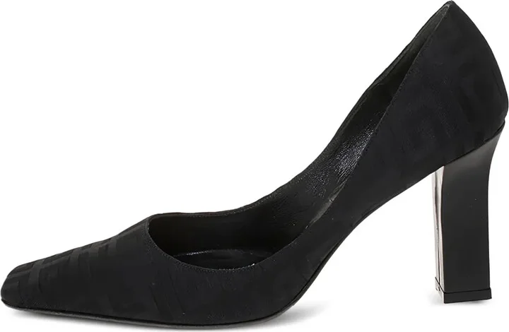 Monogram Canvas Pumps