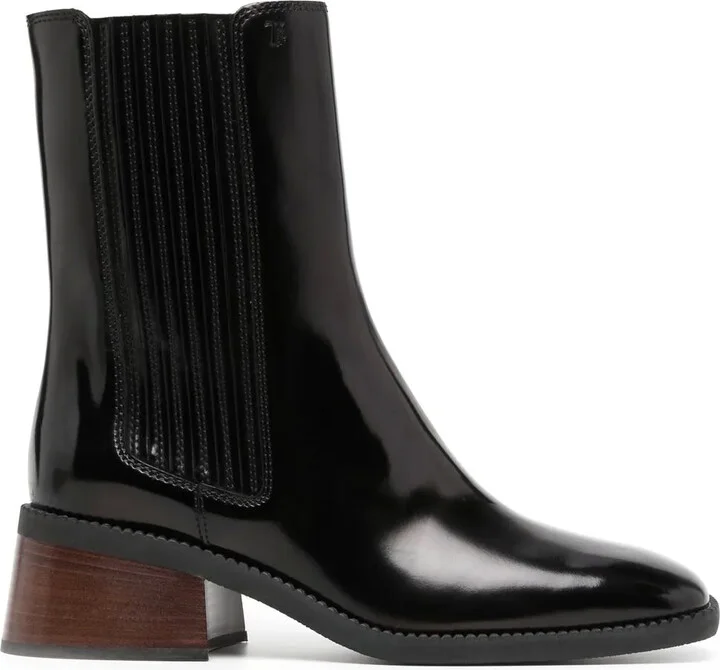 monogram Chelsea boots
