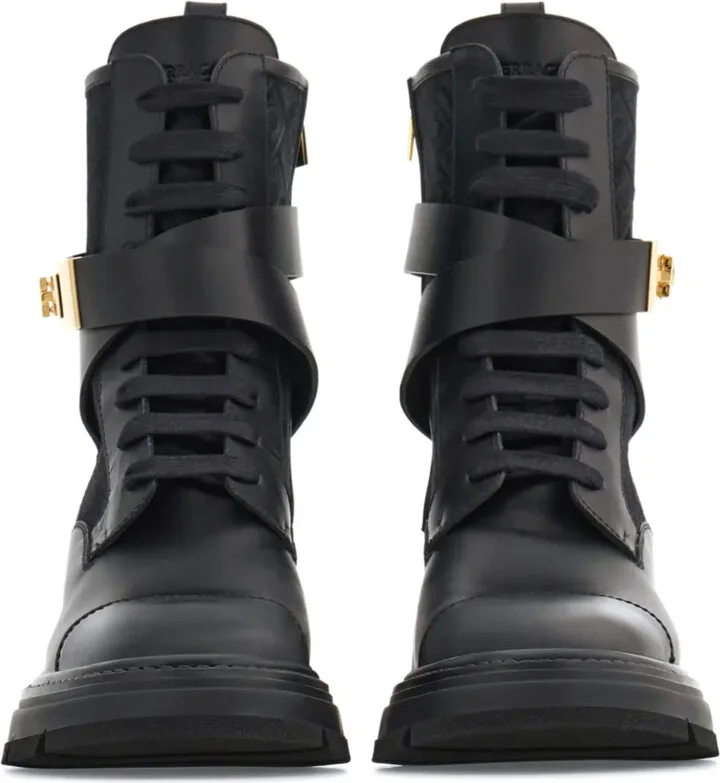 Monogram combat boots - Image 4