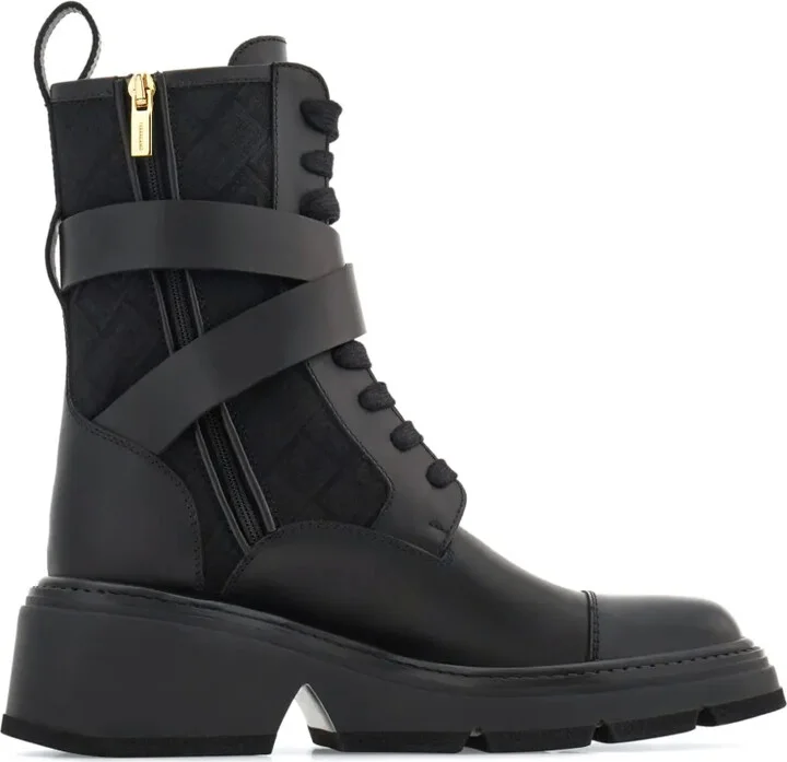 Monogram combat boots - Image 5