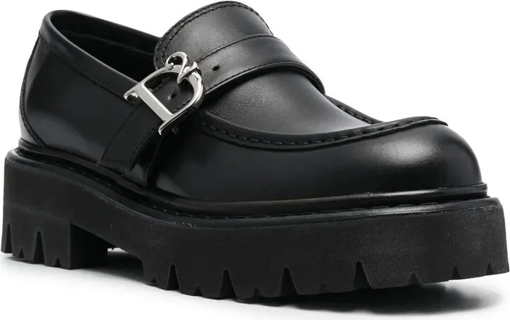 Monogram-Detail Flat Loafers - Image 2