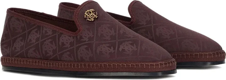 Monogram-Embellished Loafers