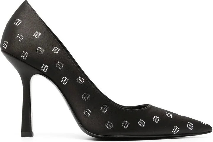 Monogram-Embellished Pumps