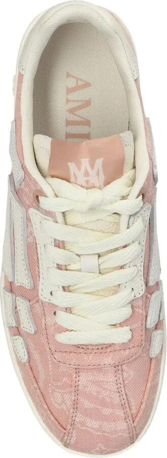 Monogram-Embossed Lace-Up Sneakers - Image 2