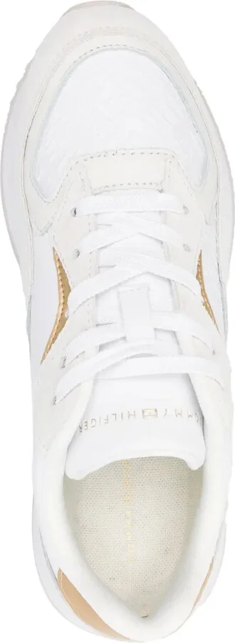 Monogram-Embossed Leather Sneakers - Image 4