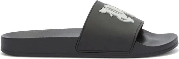Monogram-Embossed Pool Slides