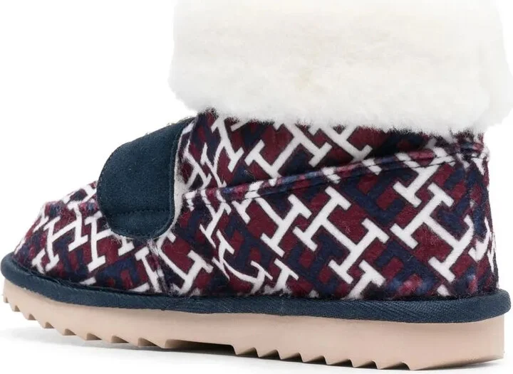 Monogram Fleece-Trim Slippers - Image 3