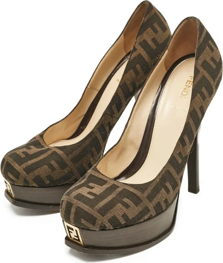 Monogram Heeled Pumps - Image 2