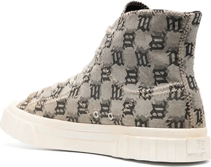 Monogram High-Top Sneakers - Image 3