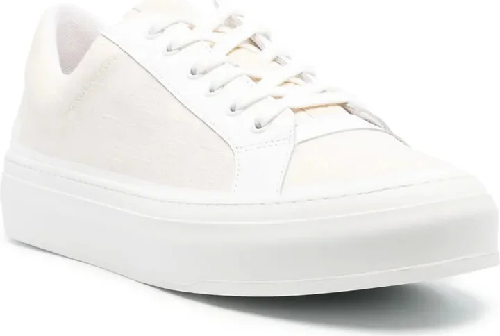 Monogram-Jacquard Low-Top Sneakers - Image 2