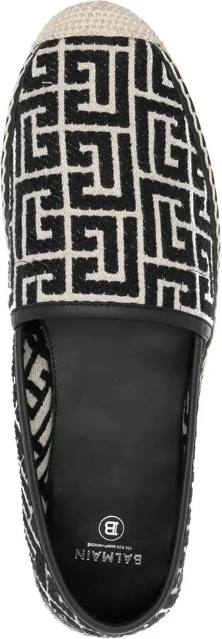 Monogram-Jacquard Platform Espadrilles - Image 4