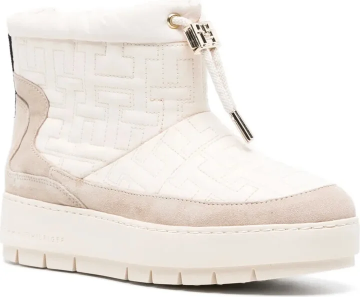 Monogram-Jacquard Platform Snow Boots - Image 2