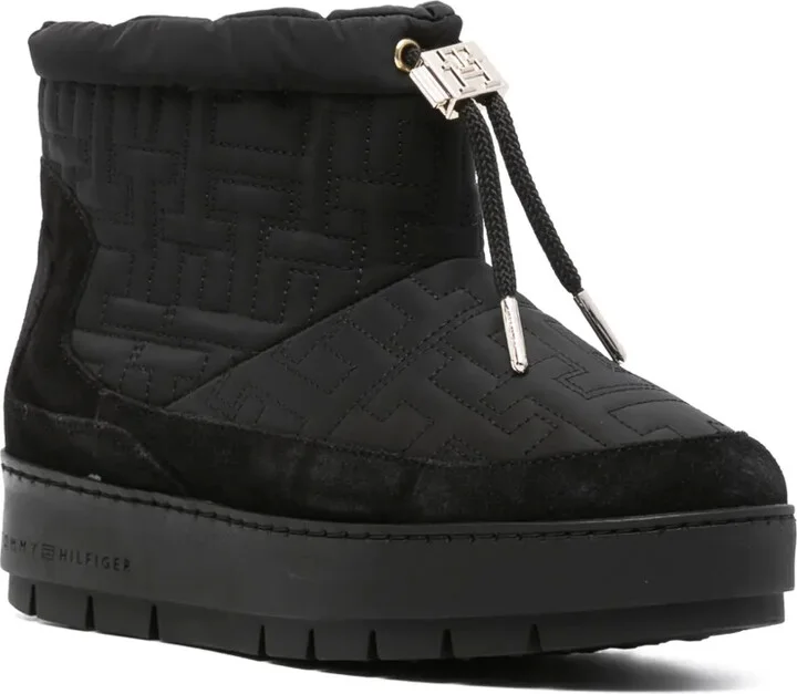 Monogram-Jacquard Platform Snow Boots - Image 2