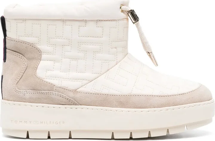Monogram-Jacquard Platform Snow Boots