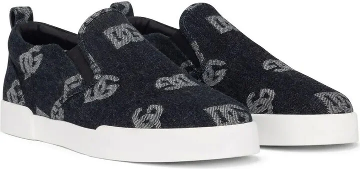 Monogram Jacquard Slip-On Sneakers - Image 2