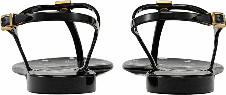 Monogram Jelly Sandals - Image 3
