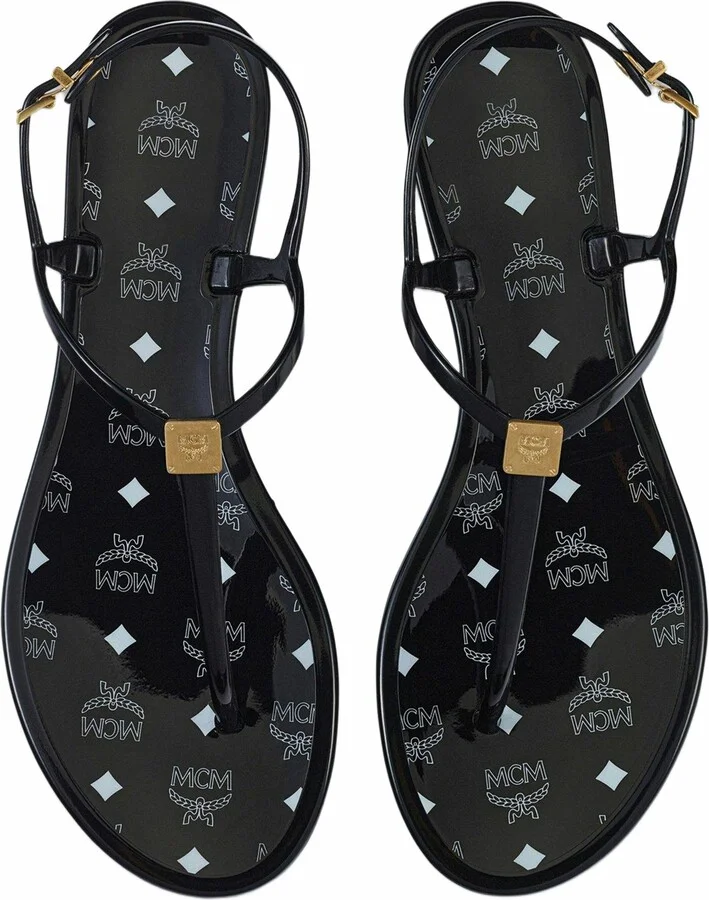 Monogram Jelly Sandals - Image 5