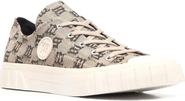 Monogram Lace-Up Sneakers - Image 2