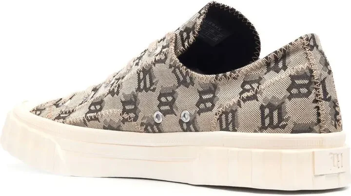 Monogram Lace-Up Sneakers - Image 3