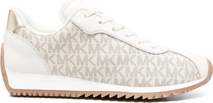 Monogram Lace-Up Sneakers