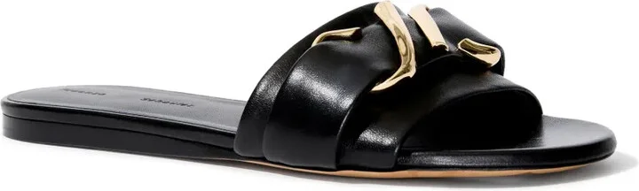 Monogram leather slides - Image 2