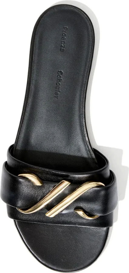 Monogram leather slides - Image 4