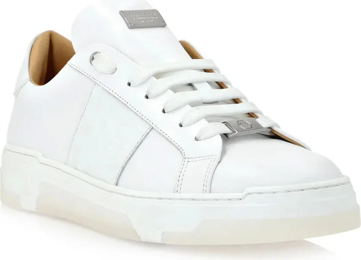 Monogram Leather Sneakers - Image 2