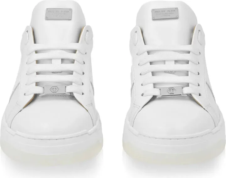 Monogram Leather Sneakers - Image 3