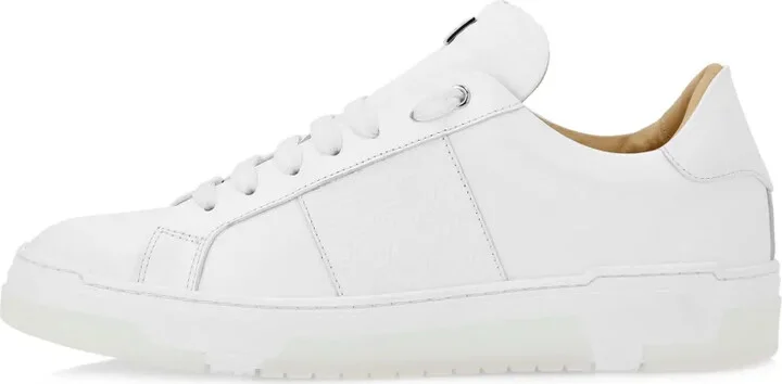 Monogram Leather Sneakers - Image 5