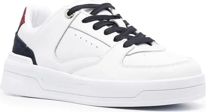 Monogram Low-Top Leather Sneakers - Image 2