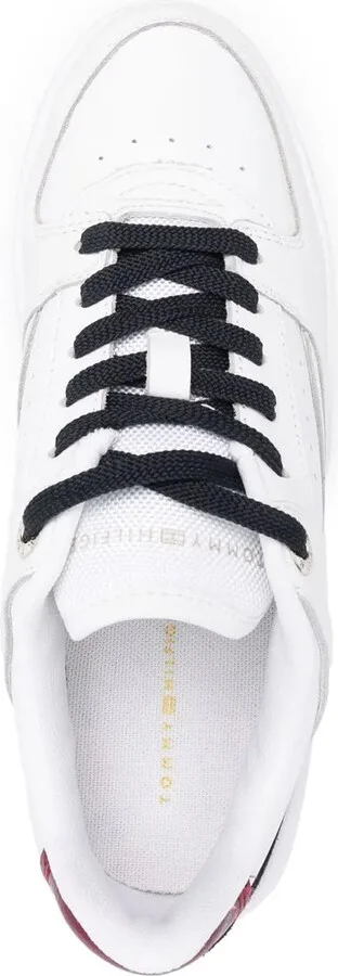 Monogram Low-Top Leather Sneakers - Image 4