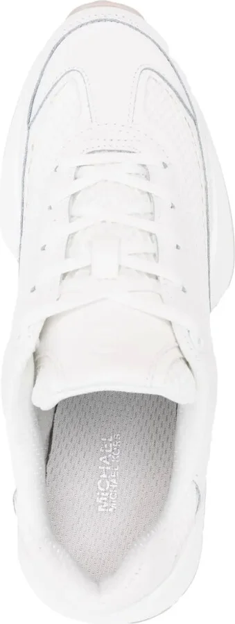Monogram-Panel Leather Sneakers - Image 4