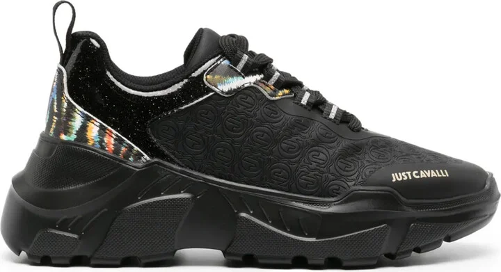 Monogram Panelled Chunky Sneakers