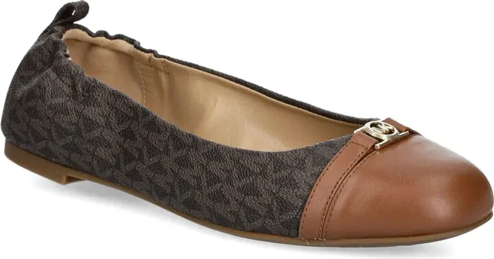 Monogram-Pattern Ballet Flats - Image 2