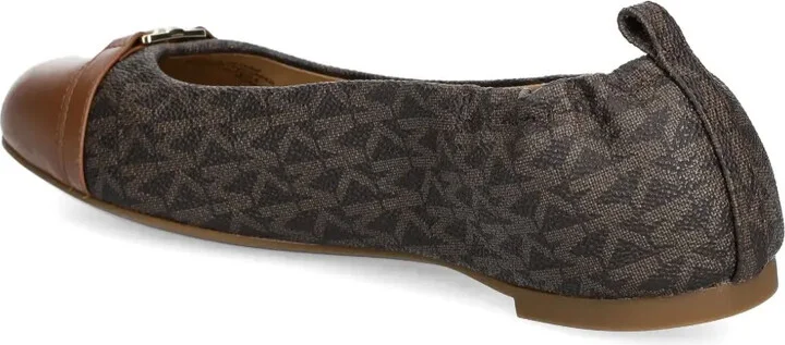 Monogram-Pattern Ballet Flats - Image 3