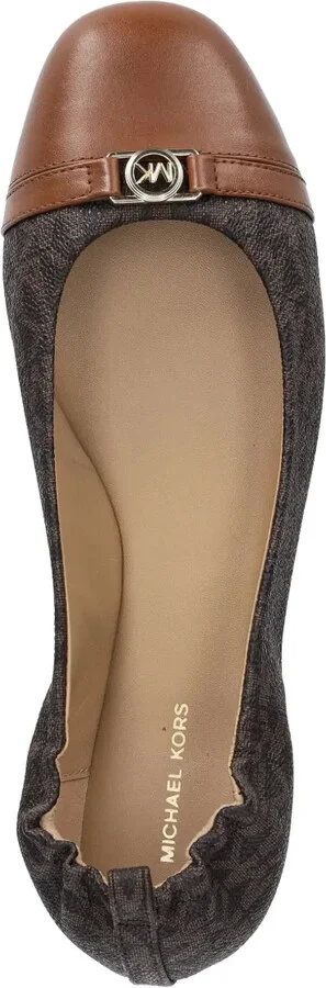 Monogram-Pattern Ballet Flats - Image 4