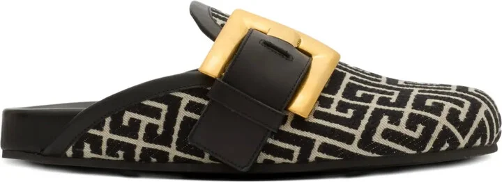 Monogram-Pattern Slippers