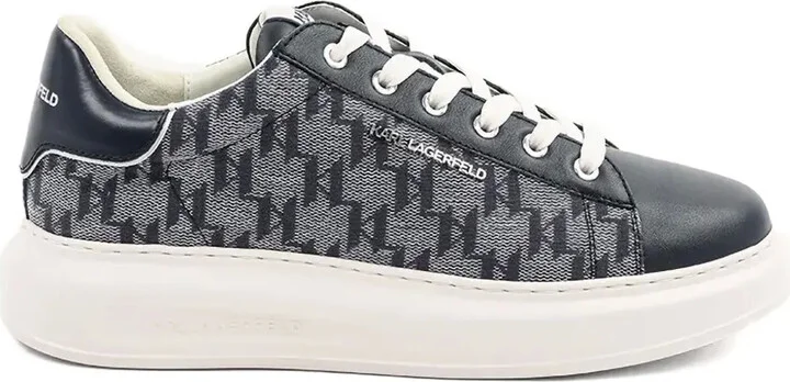 Monogram-Pattern Sneakers